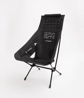 Helinox x and wander Collaboration - Folding Chair Two, Black - Lightweight, Portable Outdoor Chair