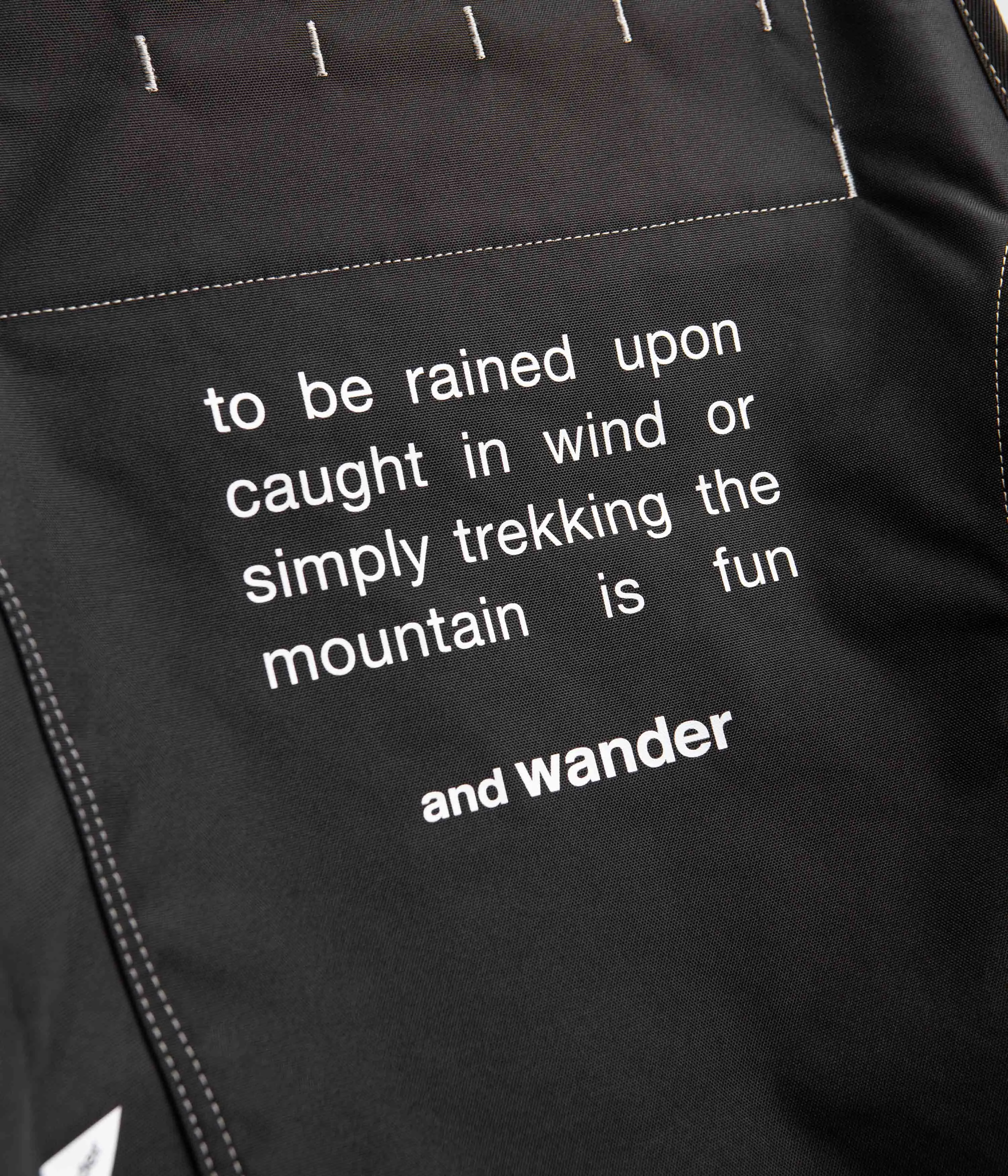Helinox x and wander Collaboration - Folding Chair Two, Black - Lightweight, Portable Outdoor Chair