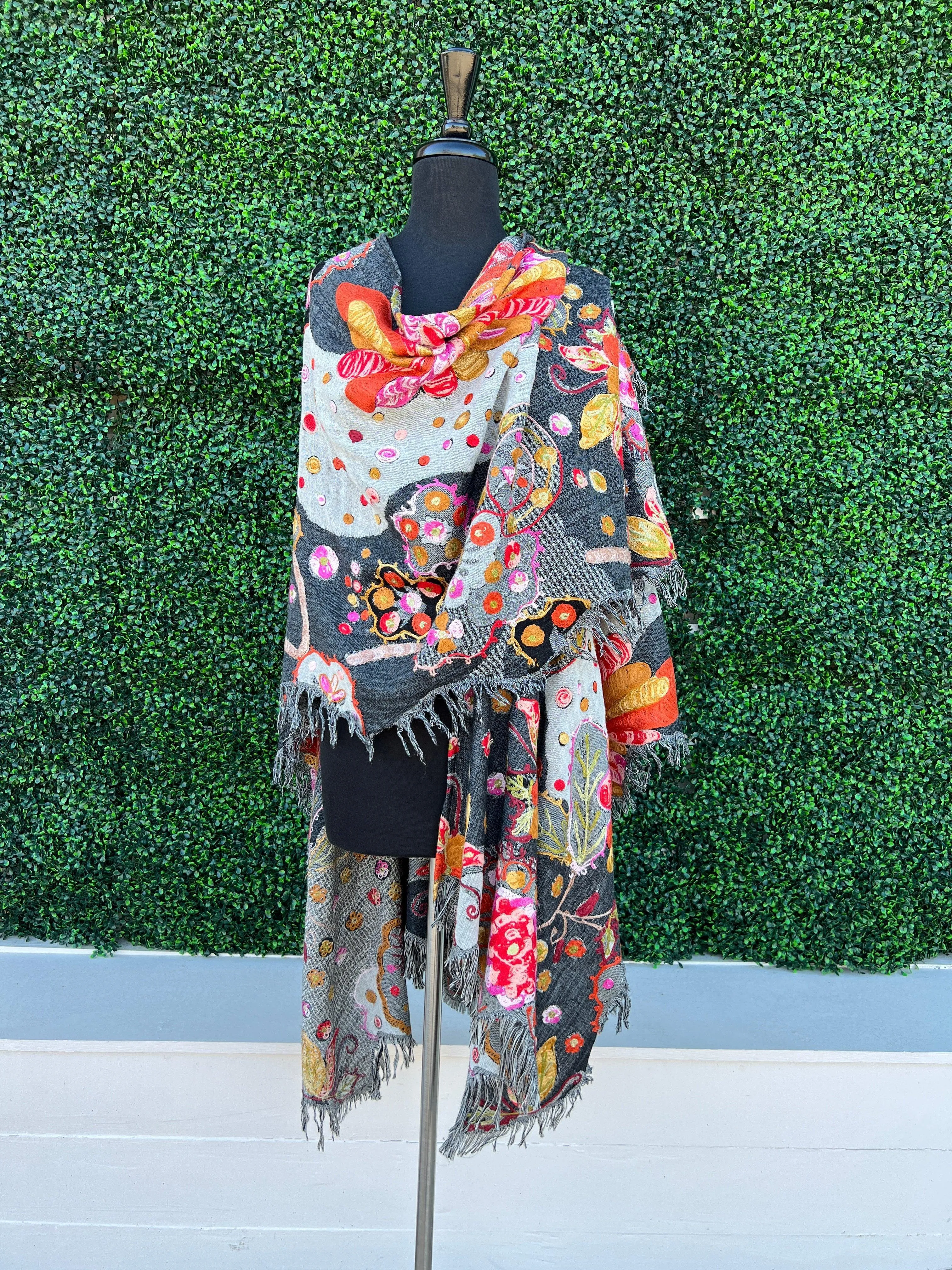 ANU Embroidered Salma Ruana
