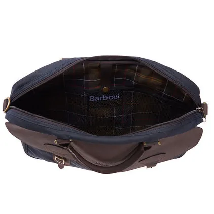 Barbour Wax Leather Briefcase Navy | Buy Barbour Wax Leather Briefcase Navy here | Outnorth
