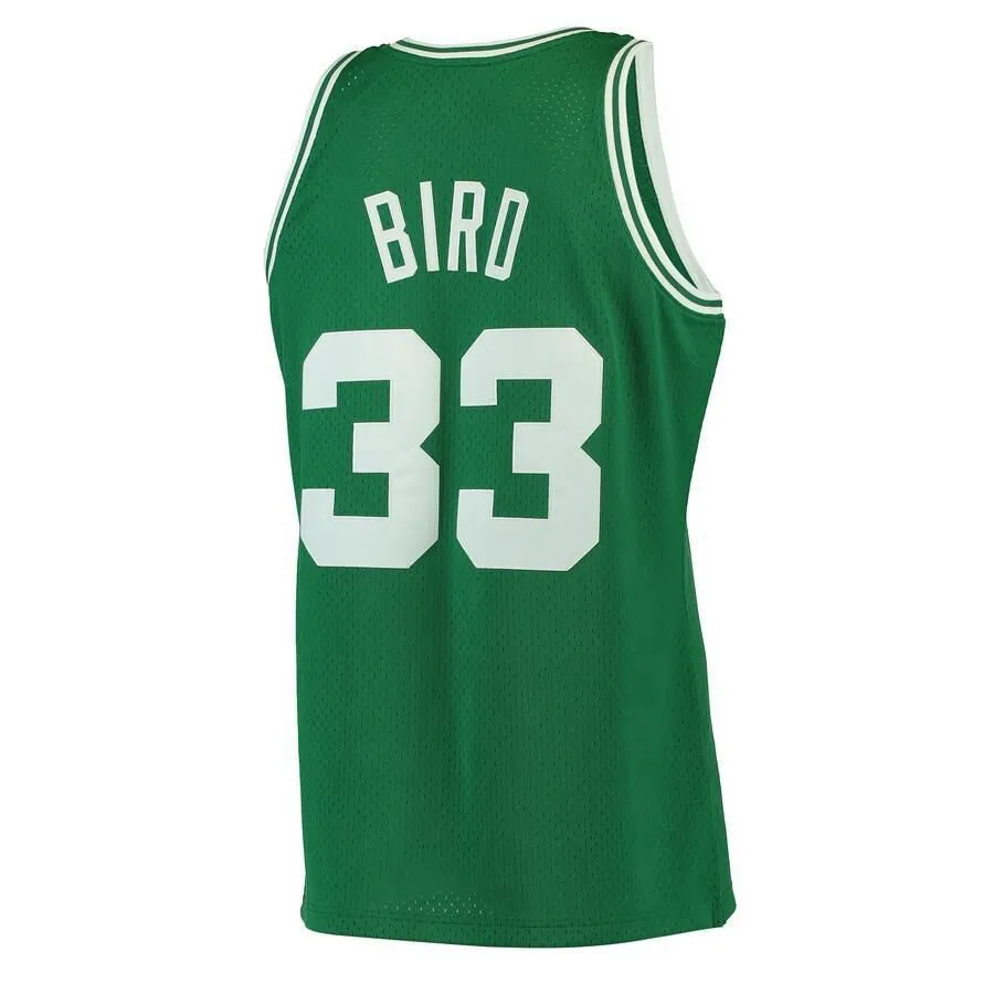 Boston Celtics Larry Bird Mitchell and Ness 1985-86 Hardwood Classics Swingman Jersey Mens - Green | Ireland Q6605O8