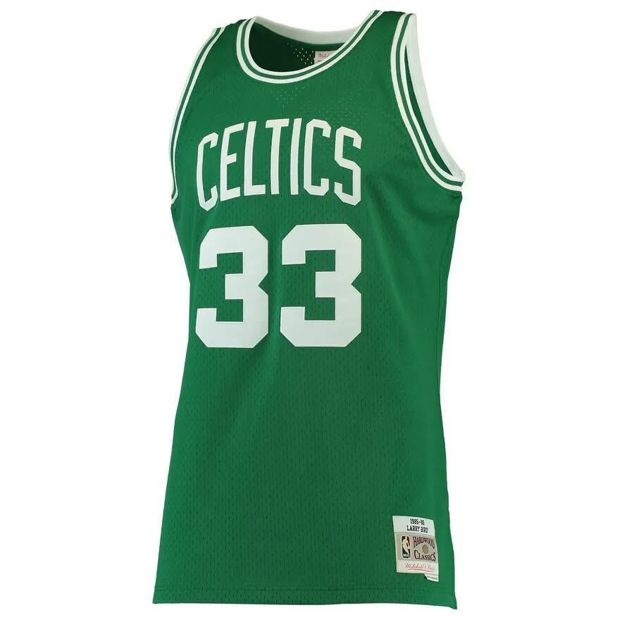 Boston Celtics Larry Bird Mitchell and Ness 1985-86 Hardwood Classics Swingman Jersey Mens - Green | Ireland Q6605O8
