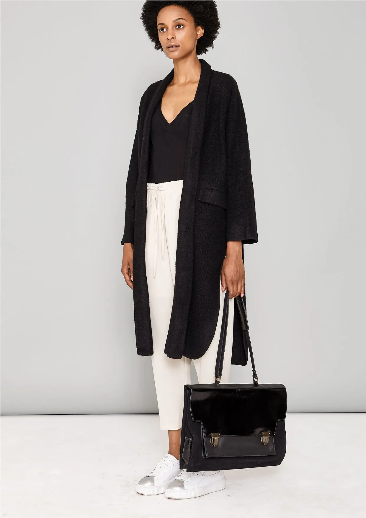 BRIEFCASE - LEATHER black