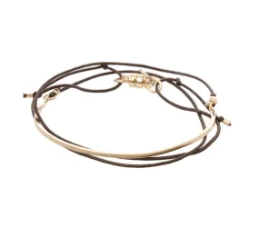 dafne` Jewelry Arch Solo Cotton Wrap Bracelet
