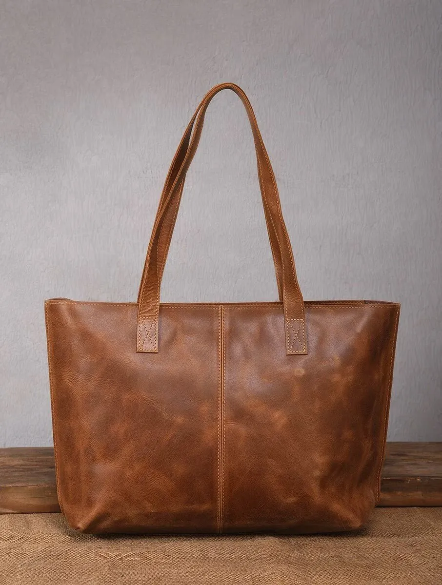 EZRA  - LEATHER HAND BAG