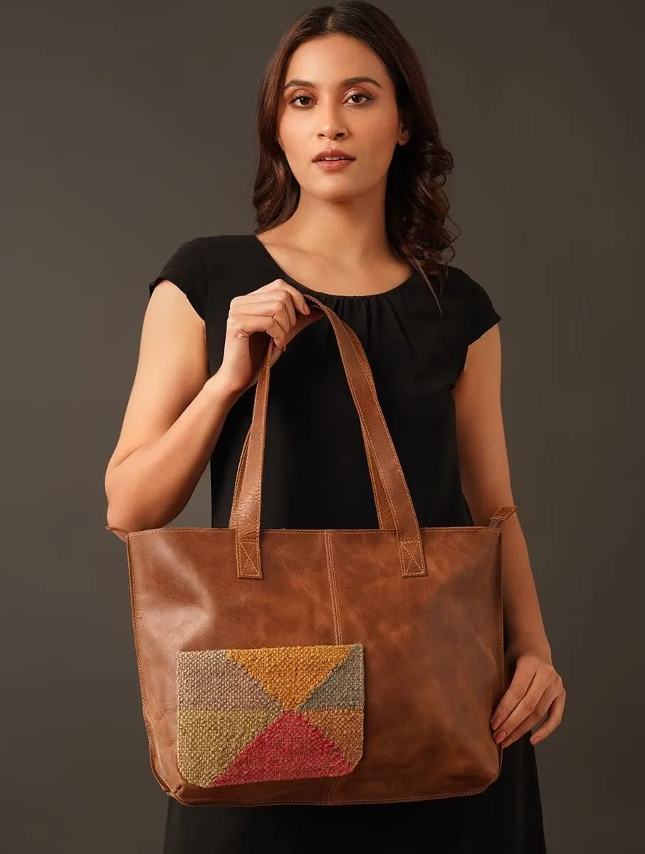 EZRA  - LEATHER HAND BAG
