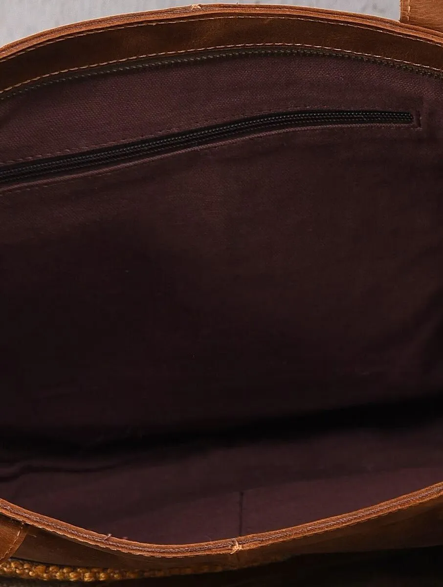 EZRA  - LEATHER HAND BAG