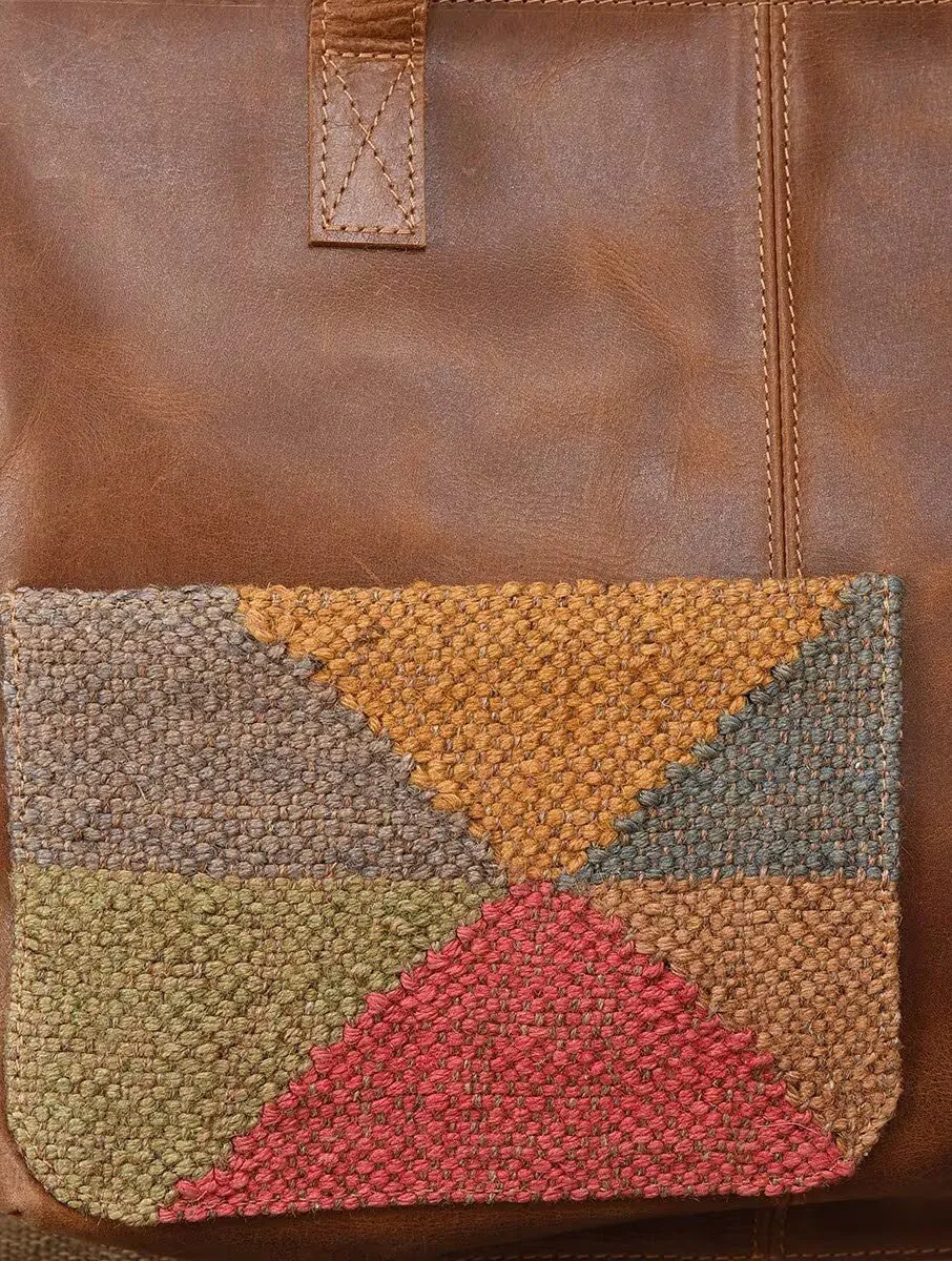 EZRA  - LEATHER HAND BAG