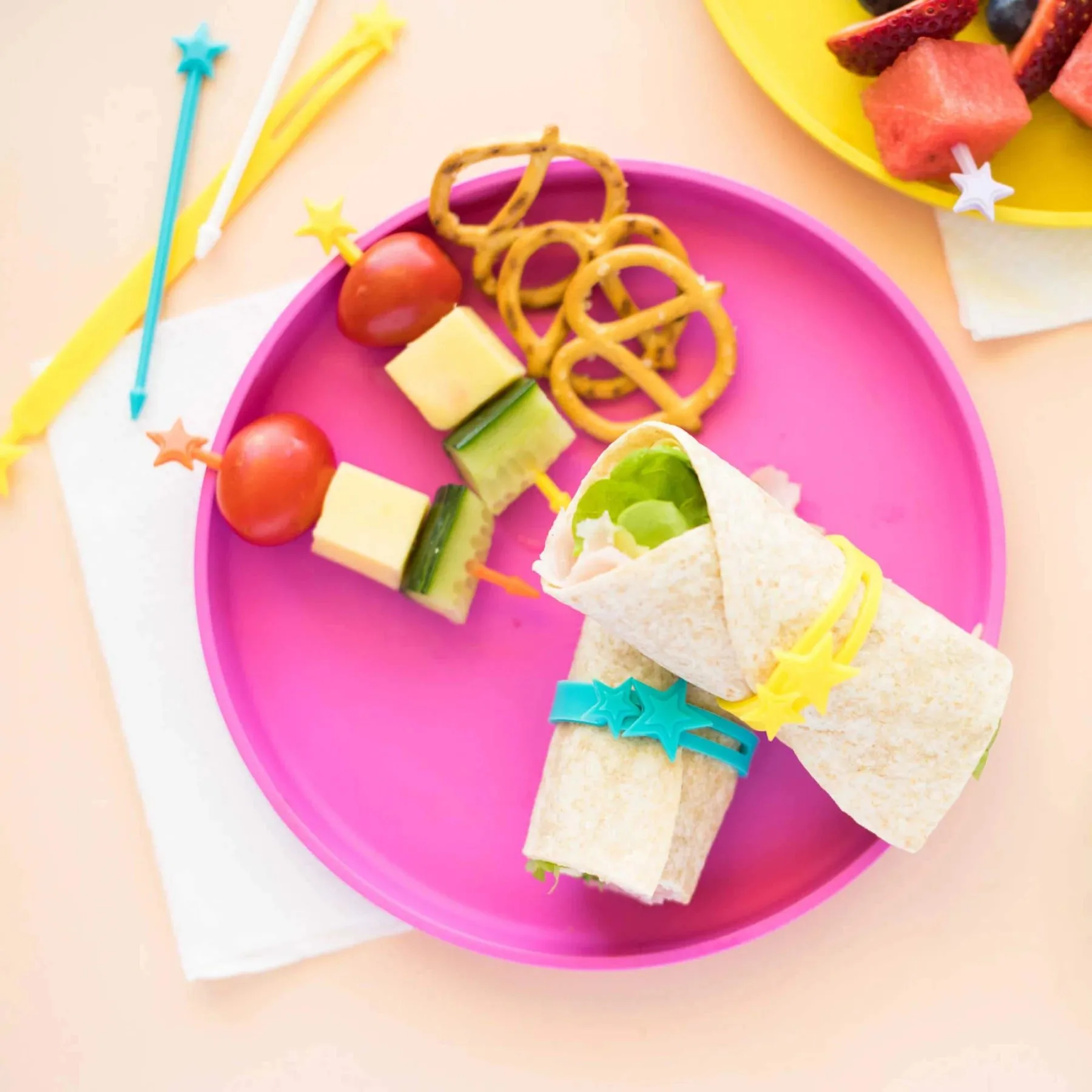 Lunch Punch Silicone Wrap Bands (Set of 5) YELLOW