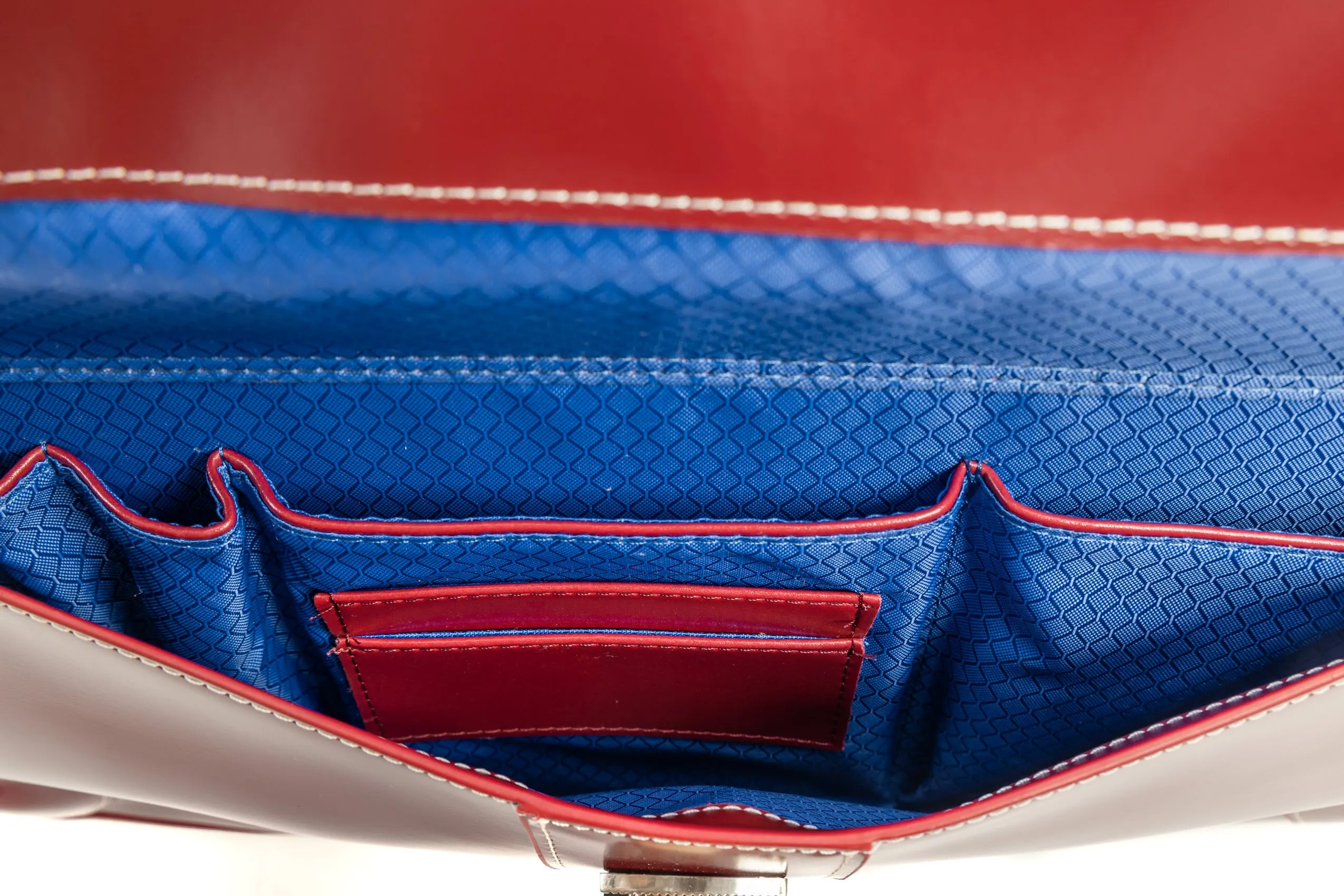 McKlein LAKEWOOD 15" Leather Fly-Through Checkpoint-Friendly Patented Detachable -Wheeled Ladies' Laptop Briefcase