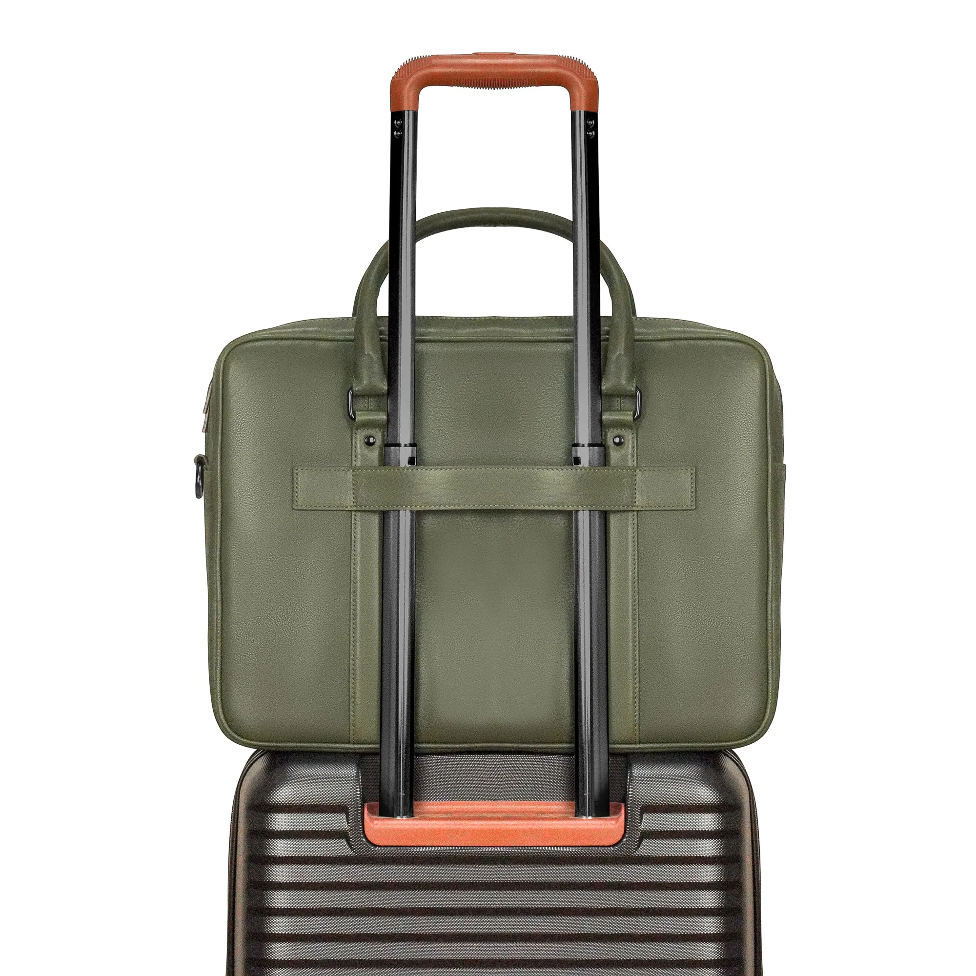 Onyx / Leather Briefcase
