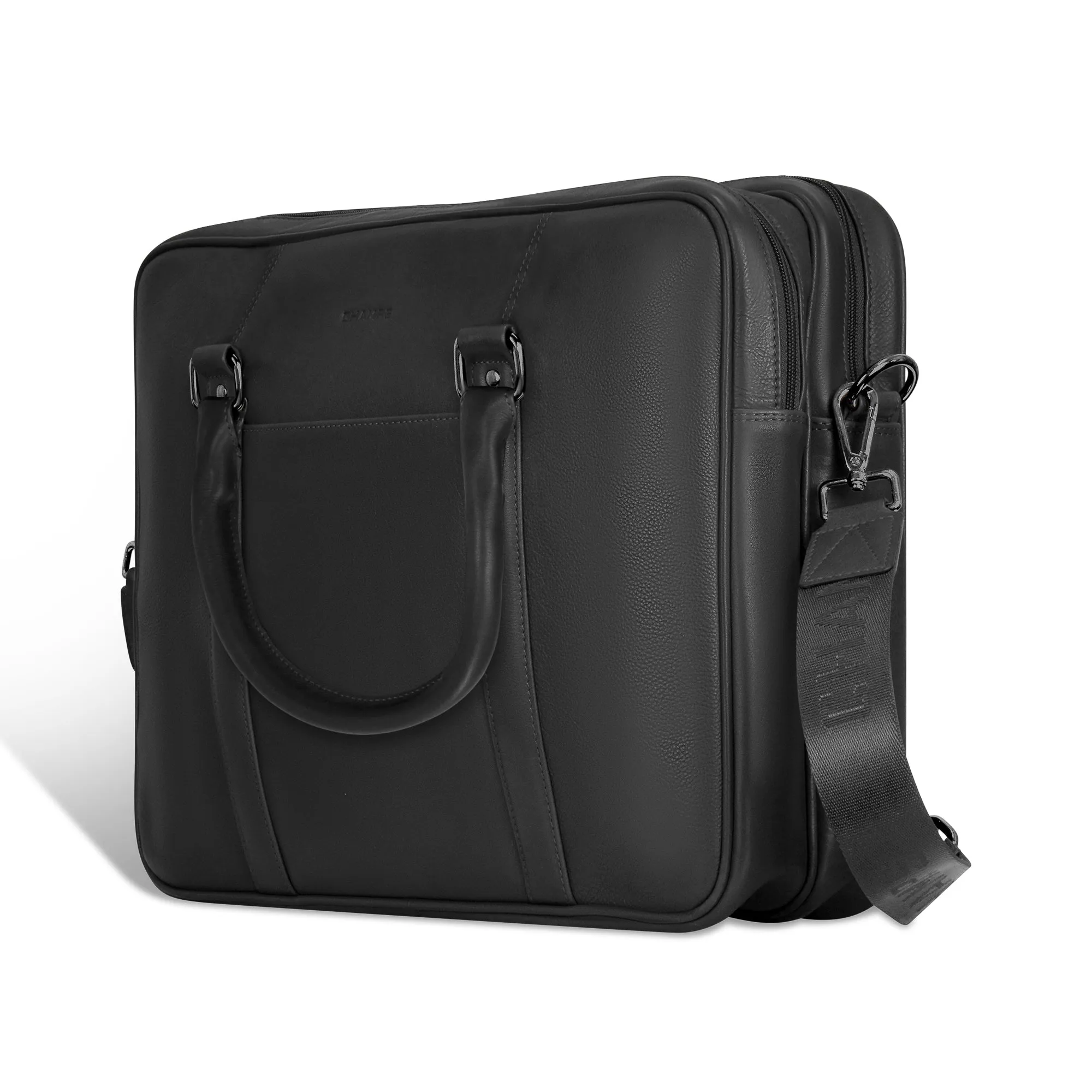 Onyx / Leather Briefcase