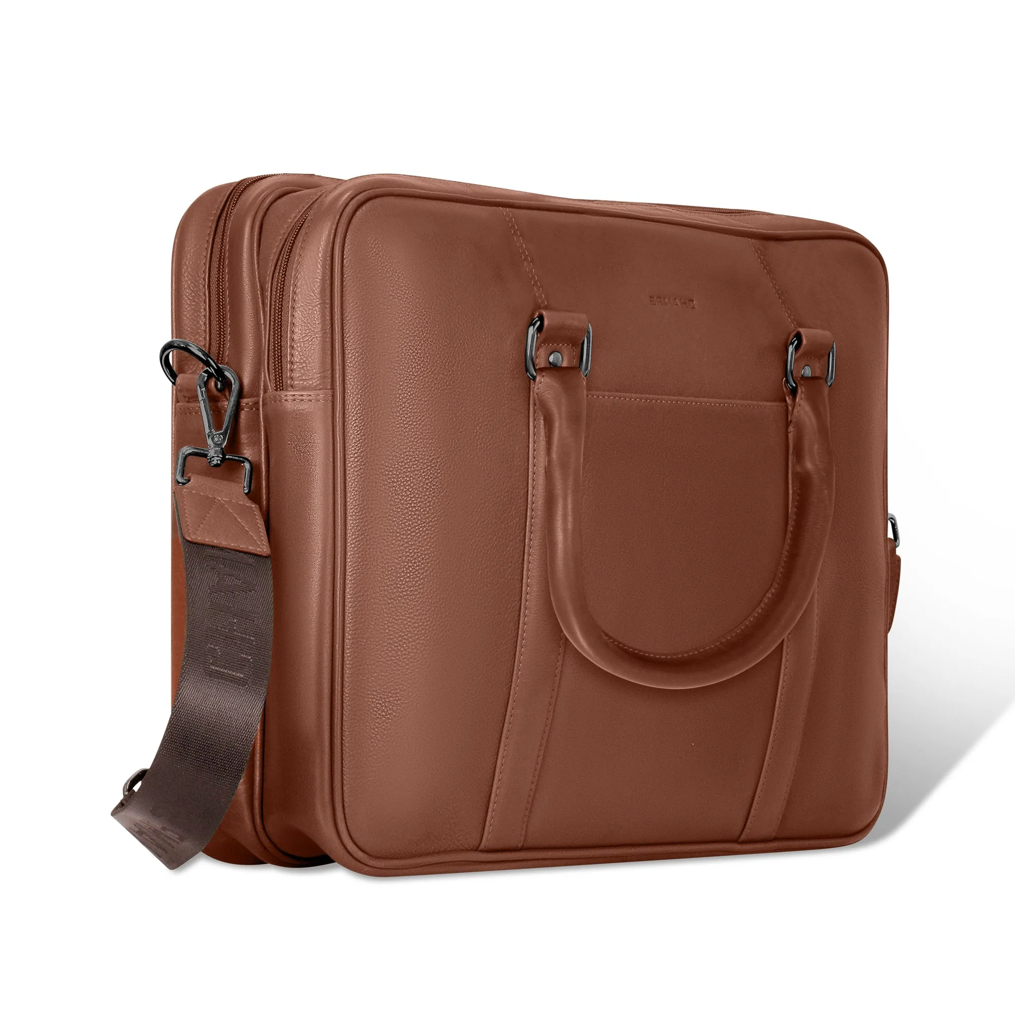 Onyx / Leather Briefcase