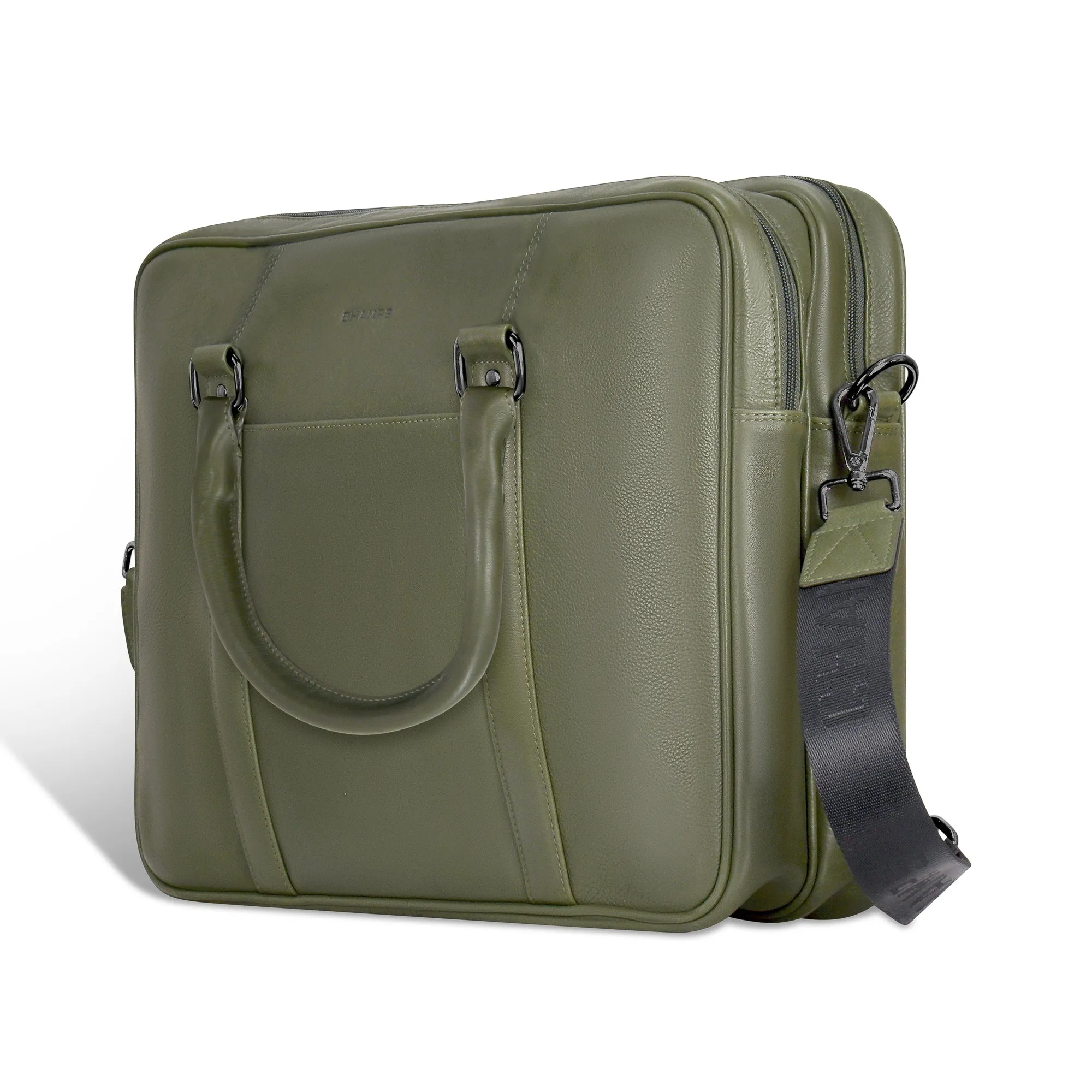 Onyx / Leather Briefcase