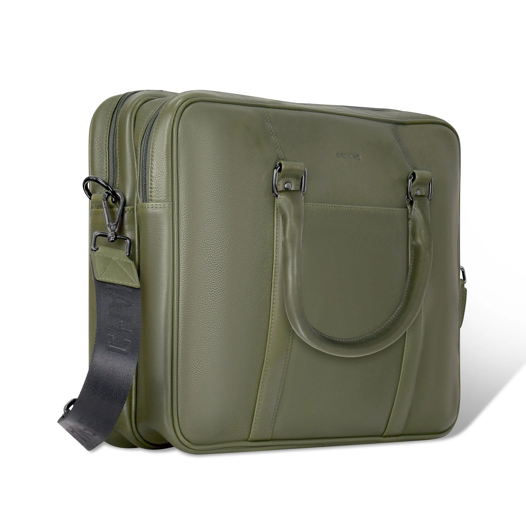 Onyx / Leather Briefcase