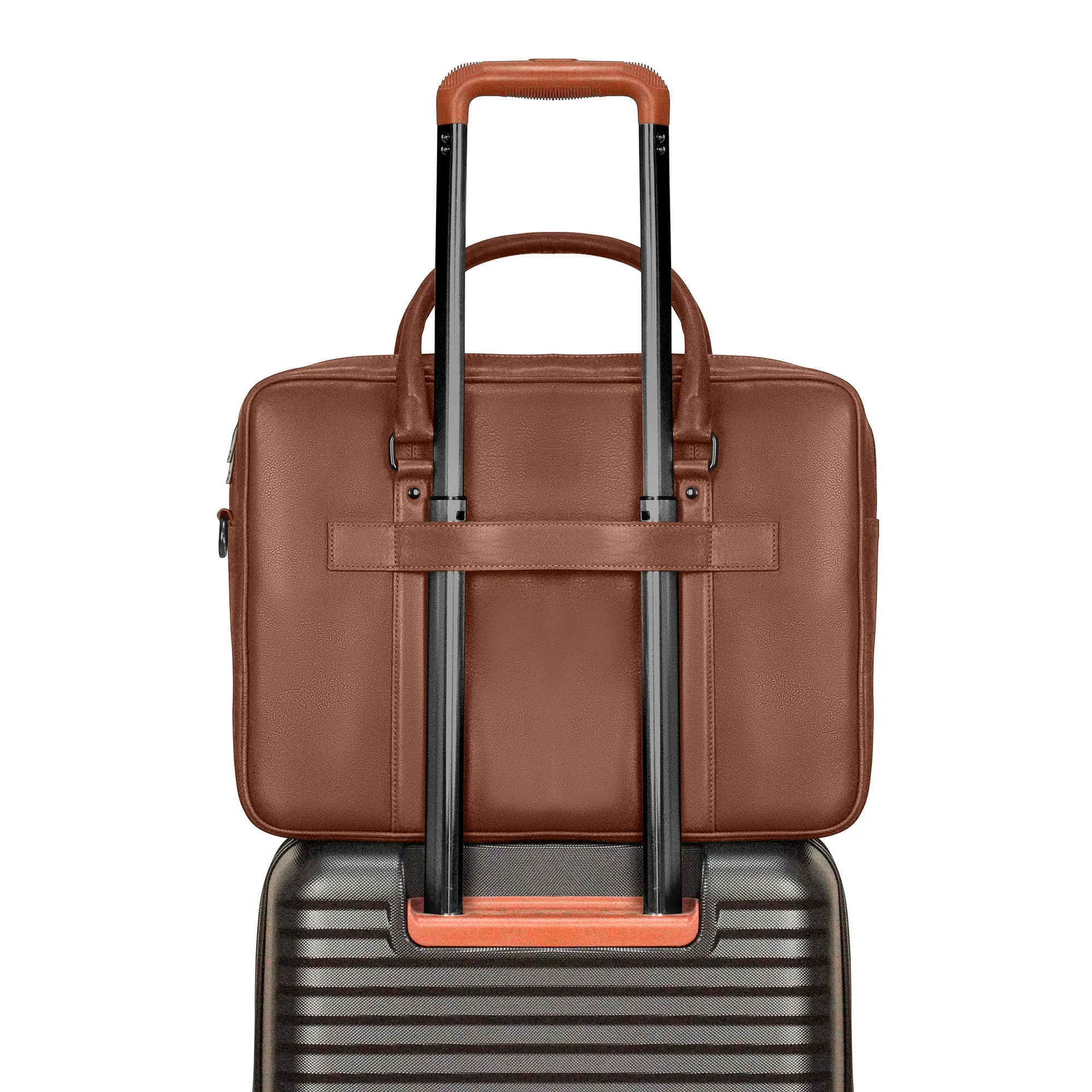 Onyx / Leather Briefcase