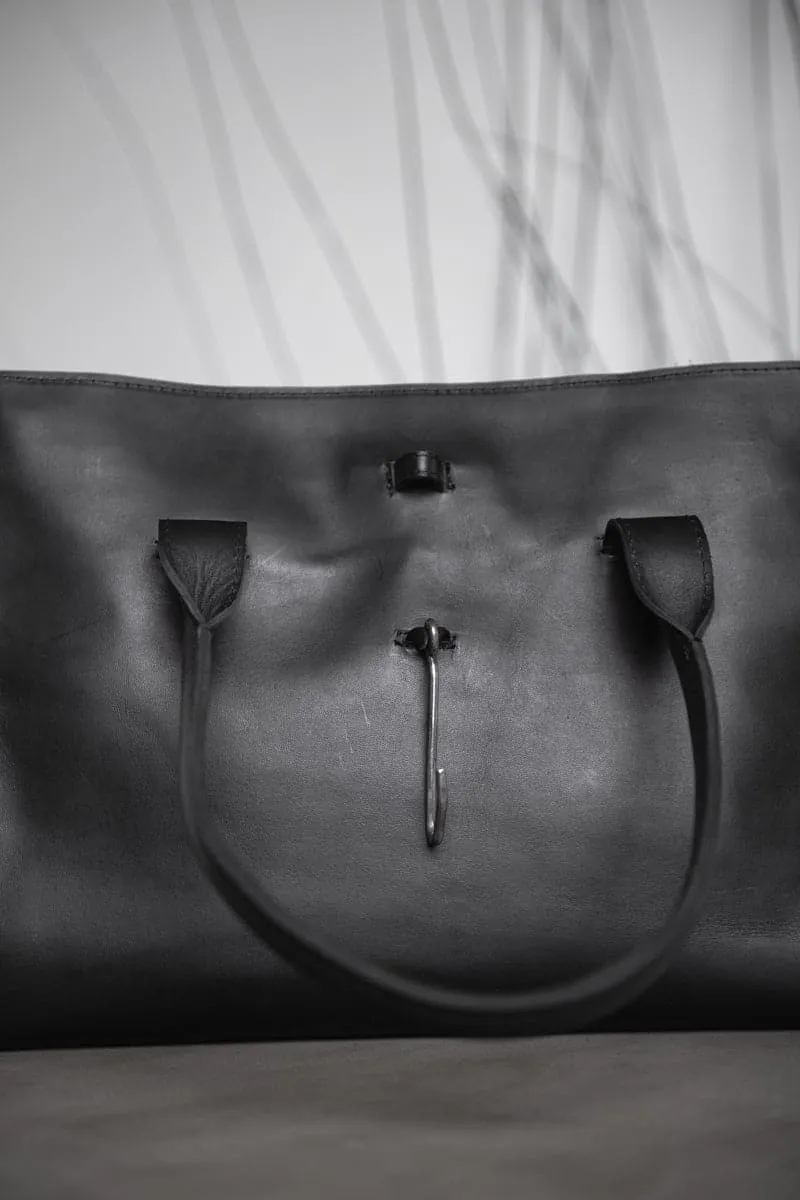 Tagliovivo | Doctor Bag L | Edle und klassische Ledertasche in schwarz