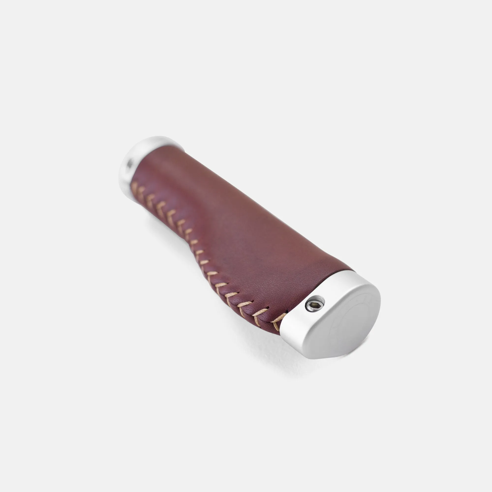 Temple Ergonomic Leather Grips - Dark Brown